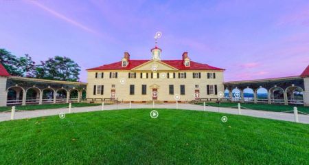 Virtual tour of Mount Vernon, home of George Washington outside of Washington, DC